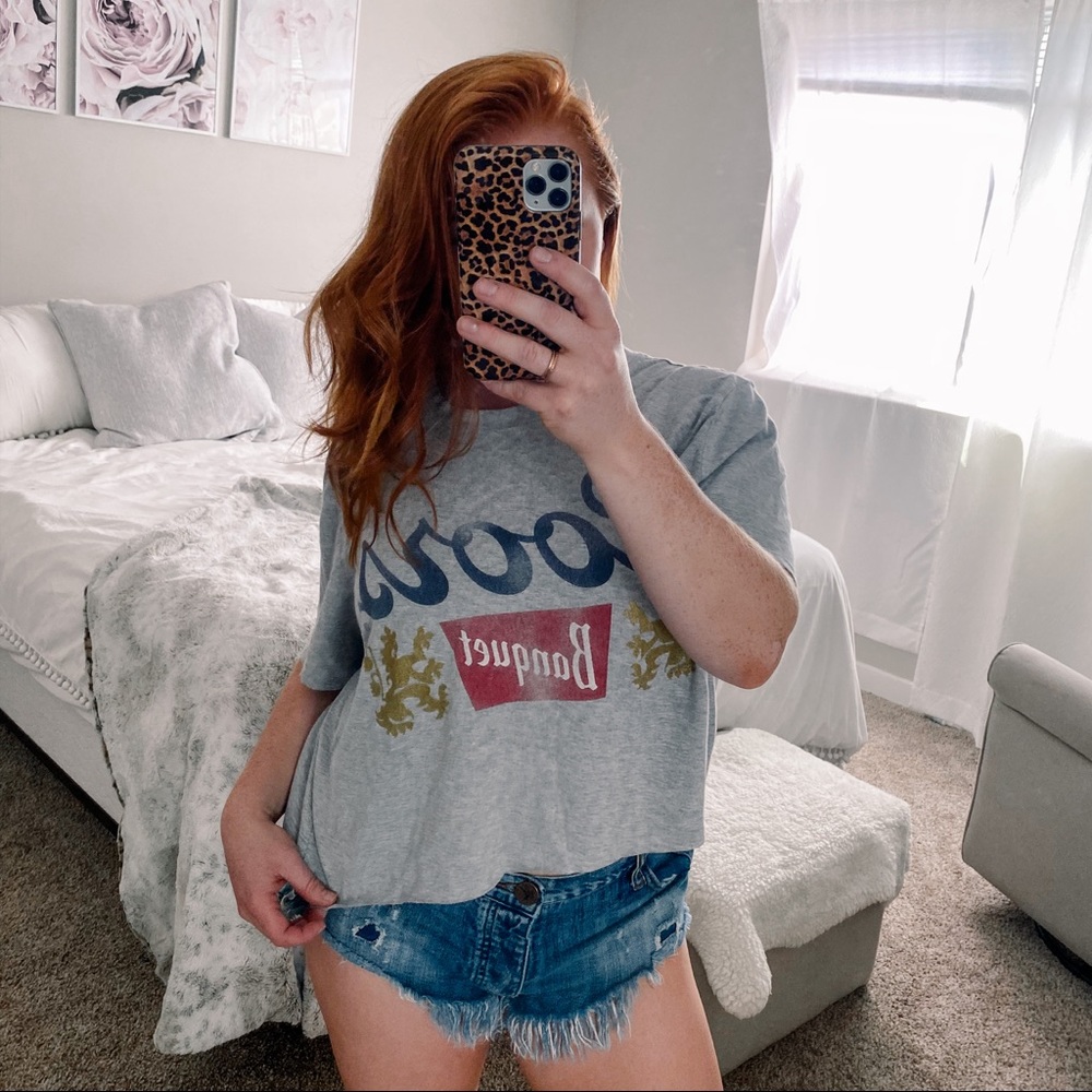 Cropped Coors Light Tee